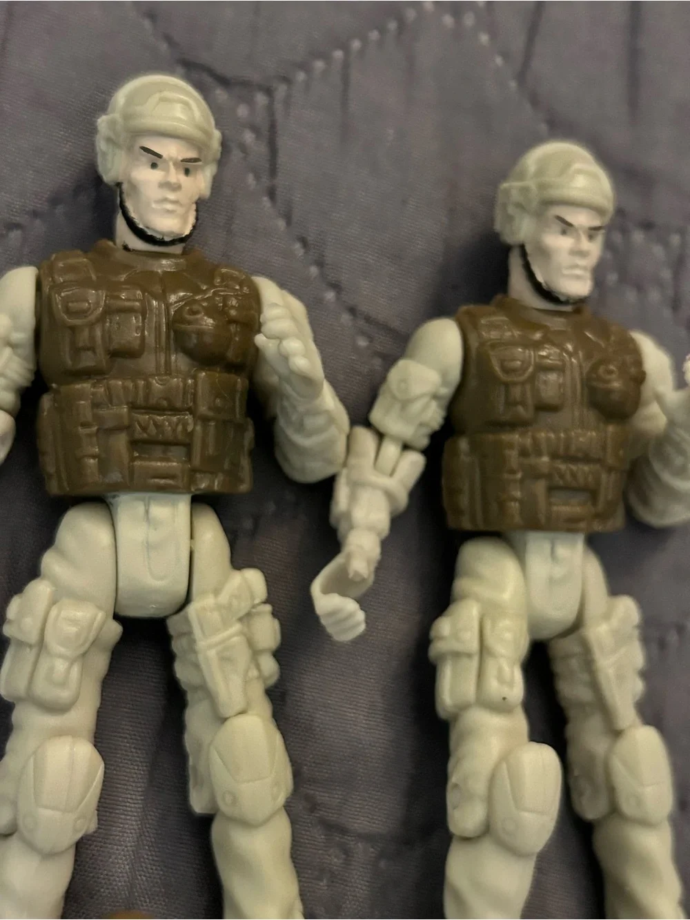 Chap MEI Action Figures (4) and 2 Other Military Figures